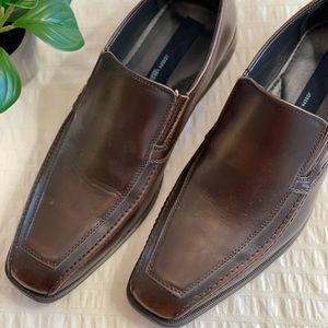 Joseph Abboud Leather Loafer / Slip on Men’s Shoe - Size 10.5 - Tobacco Brown